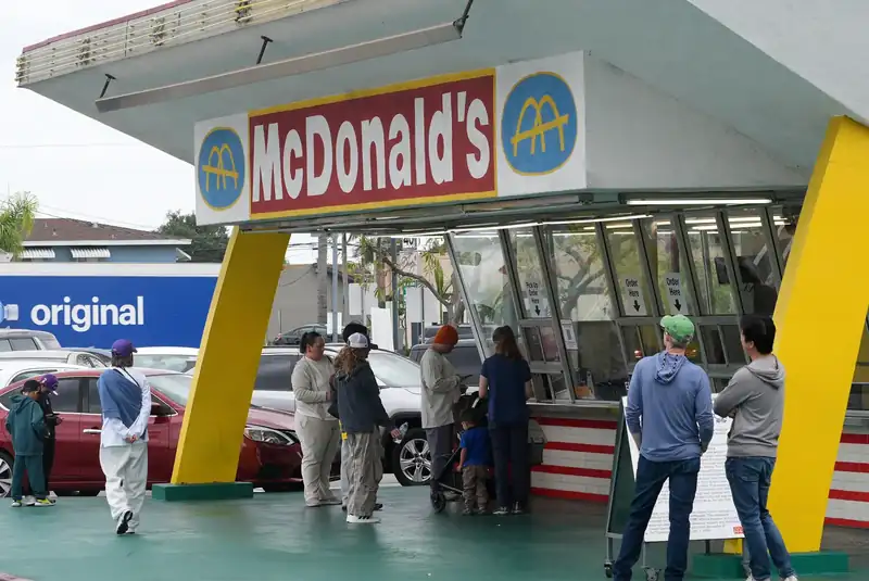 McDonald's restaurant exterior with logo