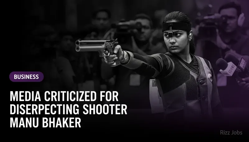 Media Criticized for Disrespecting Shooter Manu Bhaker — Rizz Jobs