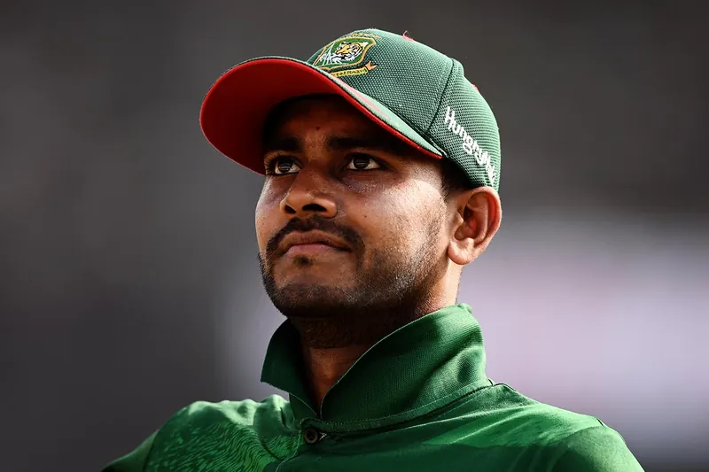 Mehidy Hasan Miraz playing cricket
