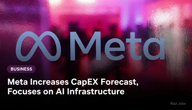 Meta Increases CapEx Forecast, Focuses on AI Infrastructure — Rizz Jobs