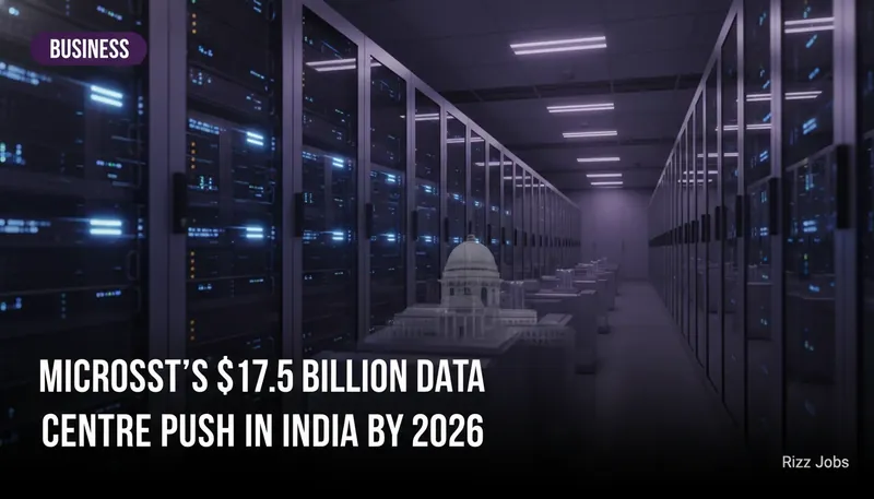 Microsoft's $17.5 Billion Data Centre Push in India by 2026 — Rizz Jobs