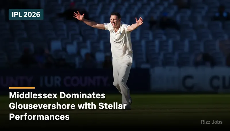 Middlesex Dominates Gloucestershire with Stellar Performances — Rizz Jobs