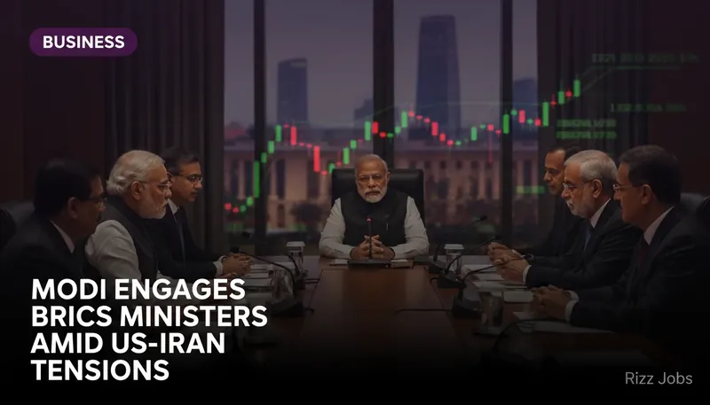 Modi Engages BRICS Ministers Amid US-Iran Tensions — Rizz Jobs