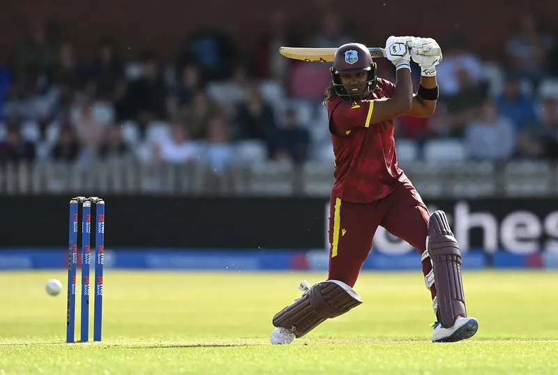 West Indies cricket team players in action during a match