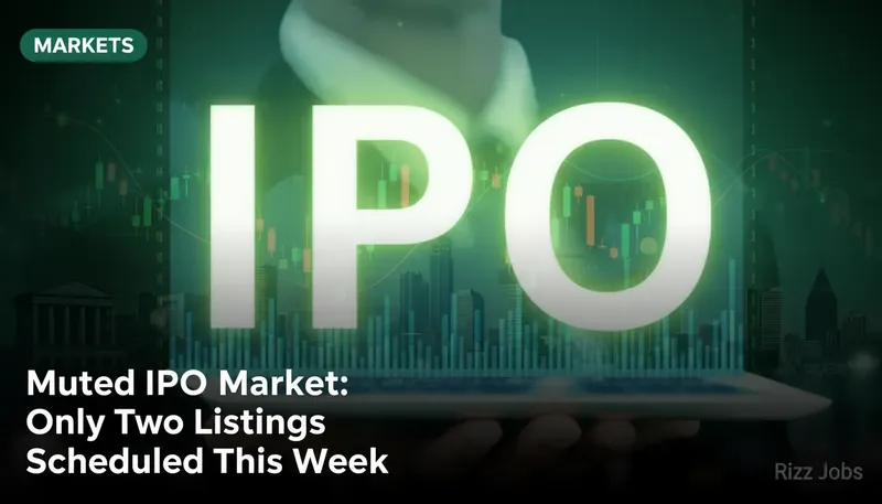 Muted IPO Market: Only Two Listings Scheduled This Week — Rizz Jobs