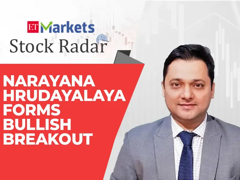 Narayana Hrudayalaya stock chart showing breakout