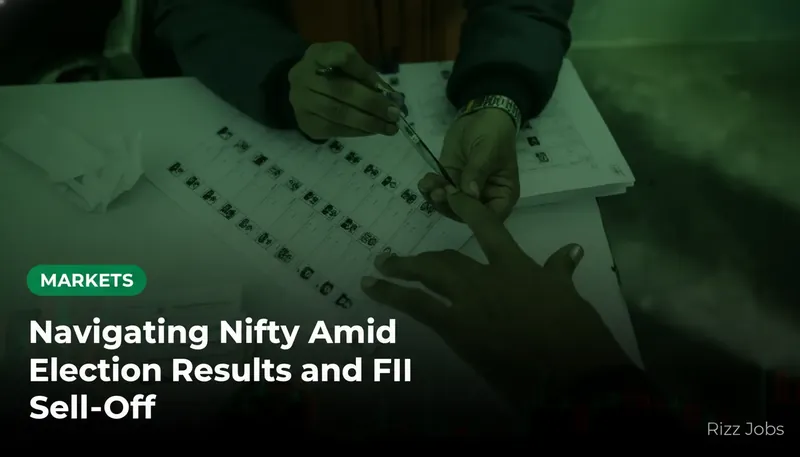 Navigating Nifty Amid Election Results and FII Sell-Off — Rizz Jobs
