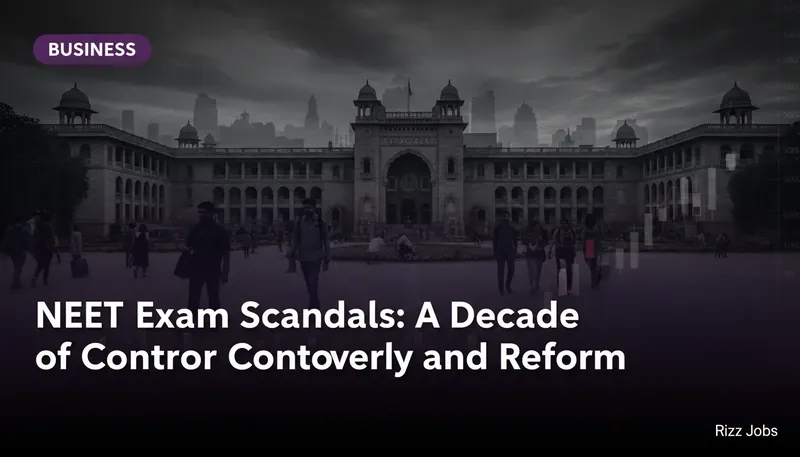 NEET Exam Scandals: A Decade of Controversy and Reform — Rizz Jobs