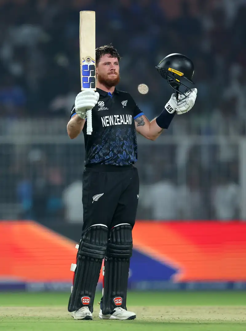 New Zealand cricket players on the field