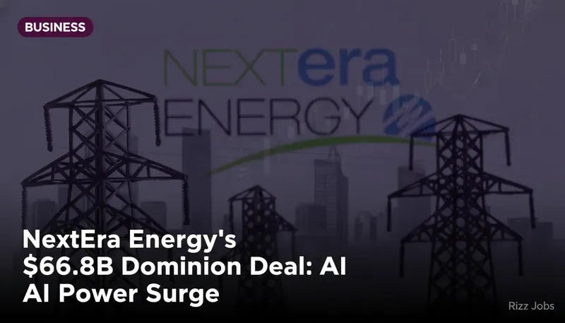 NextEra Energy's $66.8B Dominion Deal: AI Power Surge — Rizz Jobs