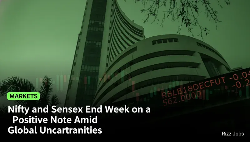 Nifty and Sensex End Week on a Positive Note Amid Global Uncertainties — Rizz Jobs