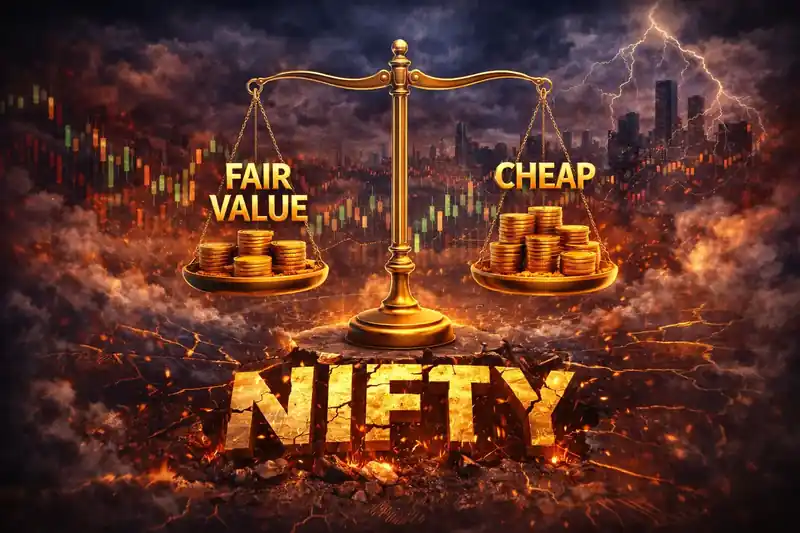 Indian stock market indices Nifty and Sensex showing recovery