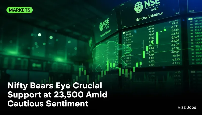 Nifty Bears Eye Crucial Support at 23,500 Amid Cautious Sentiment — Rizz Jobs