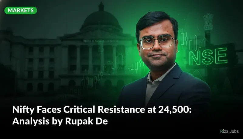 Nifty Faces Critical Resistance at 24,500: Analysis by Rupak De — Rizz Jobs