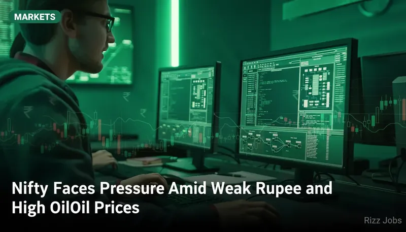 Nifty Faces Pressure Amid Weak Rupee and High Oil Prices — Rizz Jobs