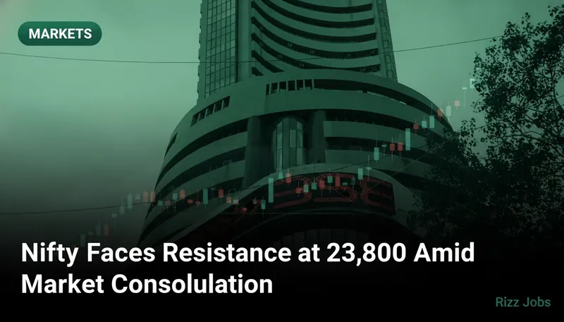 Nifty Faces Resistance at 23,800 Amid Market Consolidation — Rizz Jobs