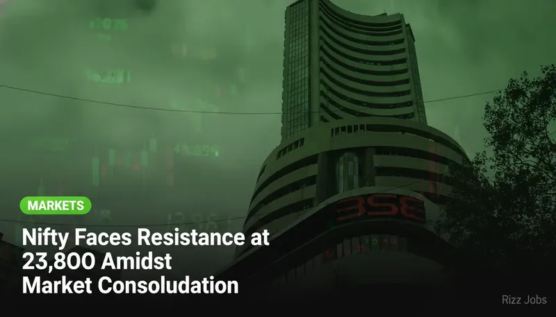 Nifty Faces Resistance at 23,800 Amidst Market Consolidation — Rizz Jobs