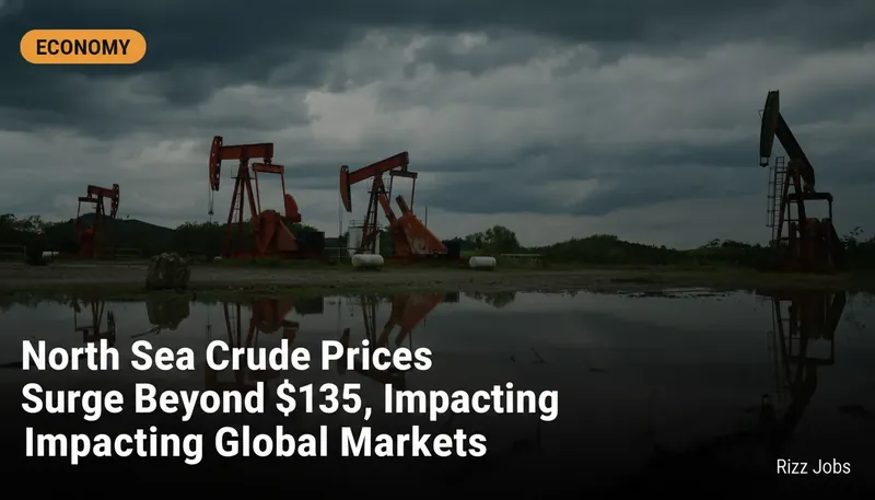 North Sea Crude Prices Surge Beyond $135, Impacting Global Markets — Rizz Jobs