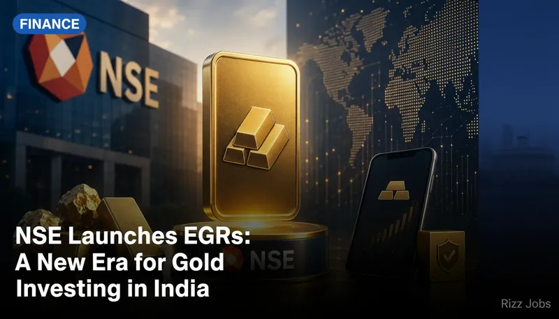 NSE Launches EGRs: A New Era for Gold Investing in India — Rizz Jobs