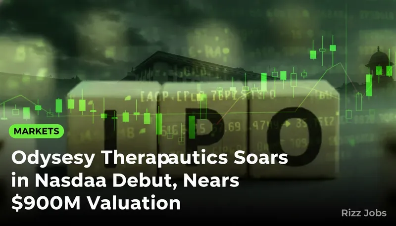 Odyssey Therapeutics Soars in Nasdaq Debut, Nears $900M Valuation — Rizz Jobs