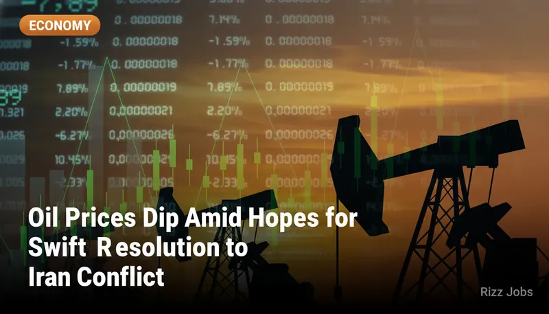 Oil Prices Dip Amid Hopes for Swift Resolution to Iran Conflict — Rizz Jobs