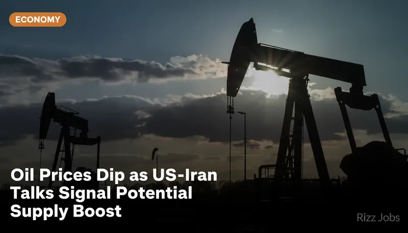 Oil Prices Dip as US-Iran Talks Signal Potential Supply Boost — Rizz Jobs