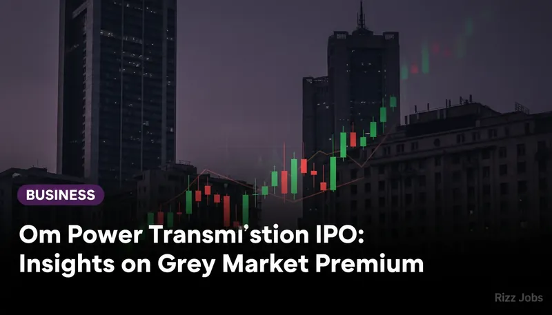 Om Power Transmission IPO: Insights on Grey Market Premium — Rizz Jobs