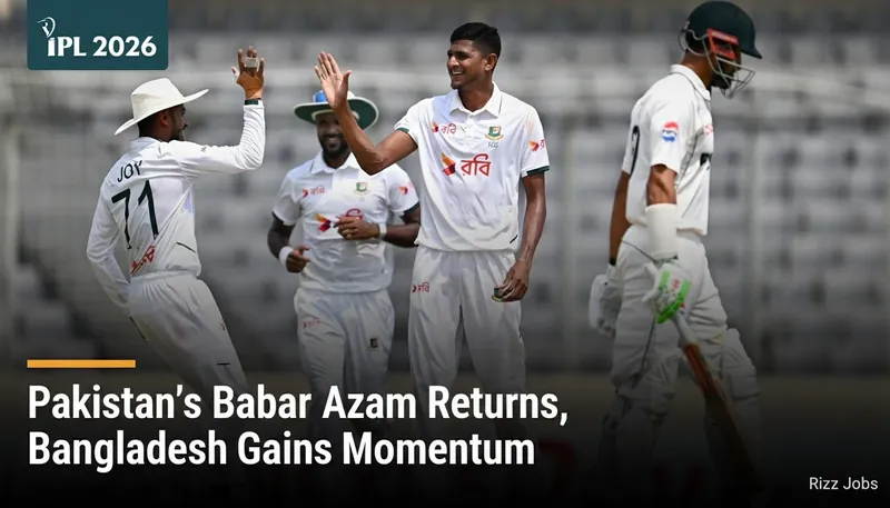 Pakistan's Babar Azam Returns, Bangladesh Gains Momentum — Rizz Jobs