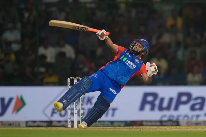 Rishabh Pant playing cricket in IPL