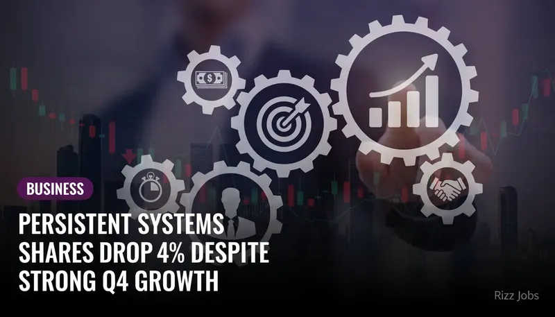 Persistent Systems Shares Drop 4% Despite Strong Q4 Growth — Rizz Jobs