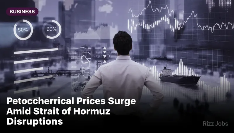 Petrochemical Prices Surge Amid Strait of Hormuz Disruptions — Rizz Jobs