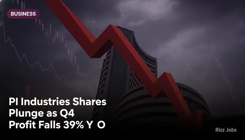 PI Industries Shares Plunge as Q4 Profit Falls 39% YoY — Rizz Jobs