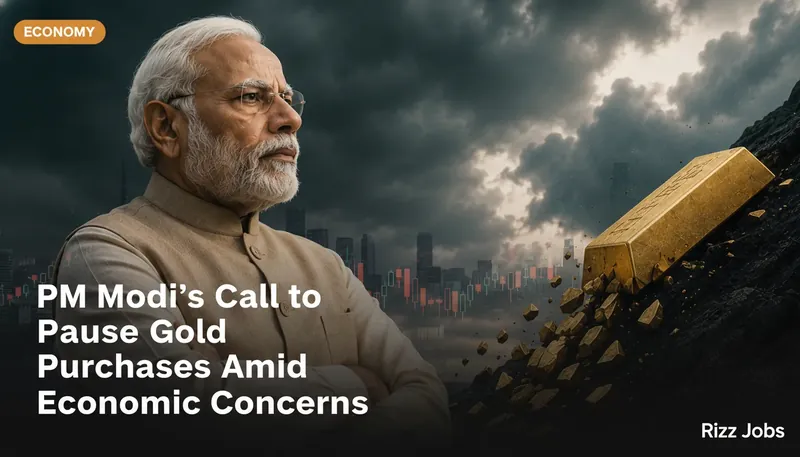 PM Modi's Call to Pause Gold Purchases Amid Economic Concerns — Rizz Jobs