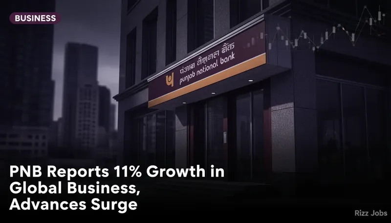 PNB Reports 11% Growth in Global Business, Advances Surge — Rizz Jobs