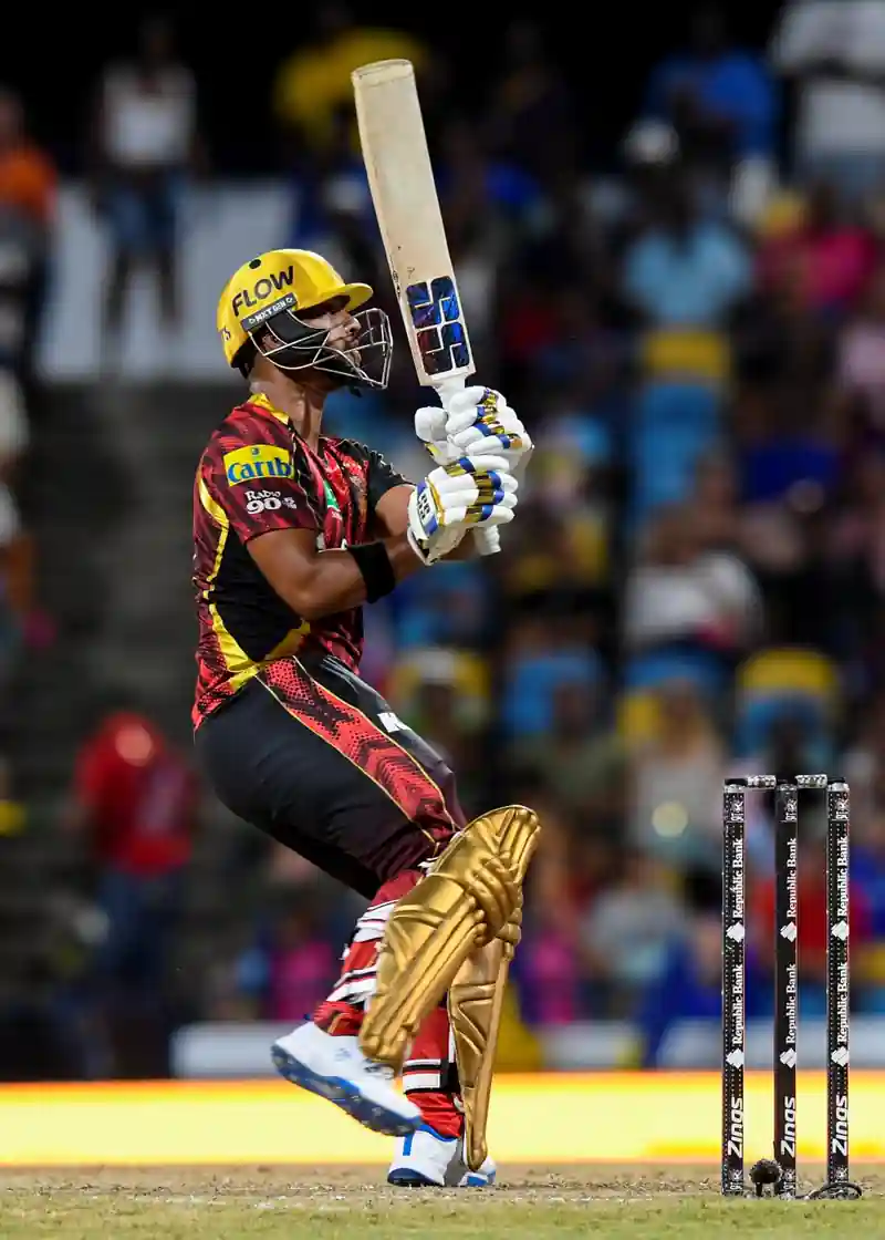 Sunil Narine bowling during a cricket match