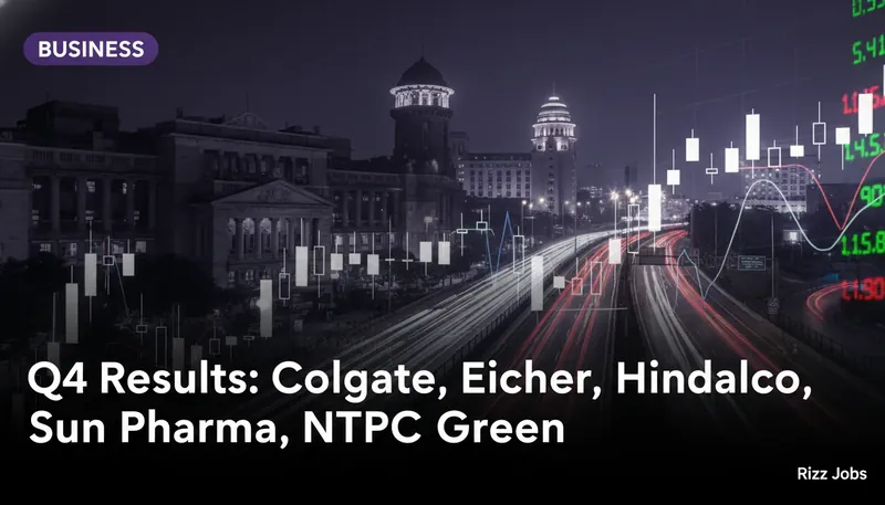 Q4 Results: Colgate, Eicher, Hindalco, Sun Pharma, NTPC Green — Rizz Jobs