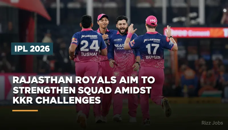Rajasthan Royals Aim to Strengthen Squad Amidst KKR Challenges — Rizz Jobs