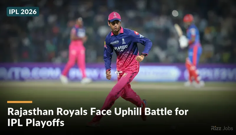 Rajasthan Royals Face Uphill Battle for IPL Playoffs — Rizz Jobs