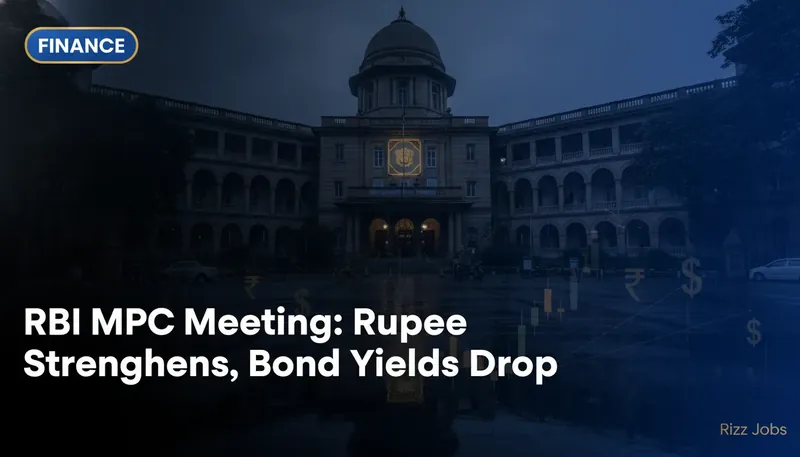 RBI MPC Meeting: Rupee Strengthens, Bond Yields Drop — Rizz Jobs