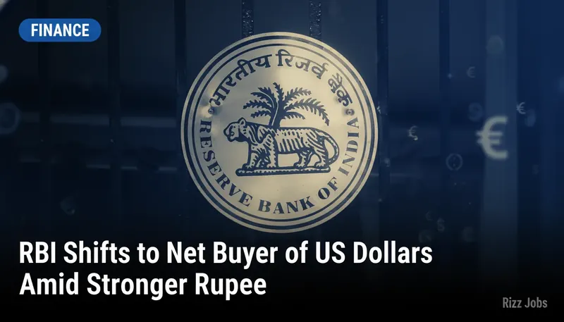 RBI Shifts to Net Buyer of US Dollars Amid Stronger Rupee — Rizz Jobs