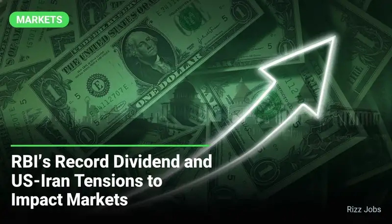 RBI's Record Dividend and US-Iran Tensions to Impact Markets — Rizz Jobs