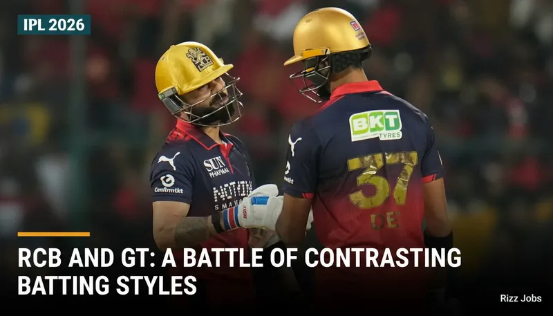RCB and GT: A Battle of Contrasting Batting Styles — Rizz Jobs
