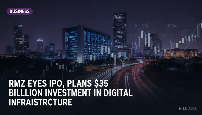 RMZ Eyes IPO, Plans $35 Billion Investment in Digital Infrastructure — Rizz Jobs