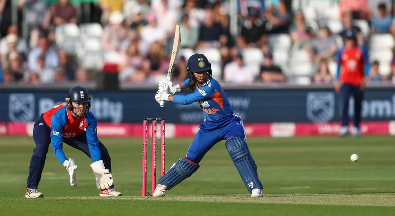 Indian women's cricket team celebrating a victory
