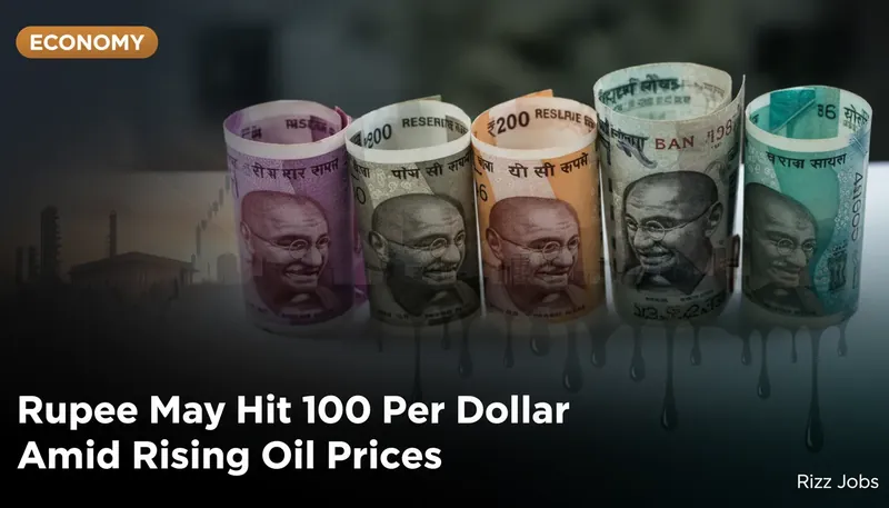 Rupee May Hit 100 Per Dollar Amid Rising Oil Prices — Rizz Jobs