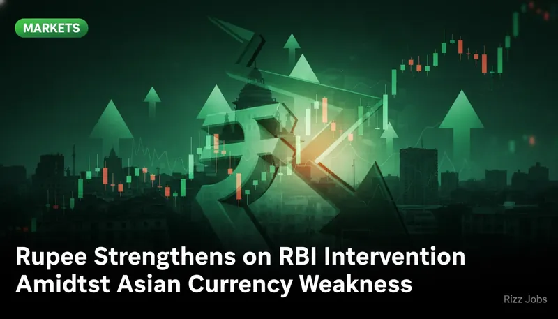 Rupee Strengthens on RBI Intervention Amidst Asian Currency Weakness — Rizz Jobs