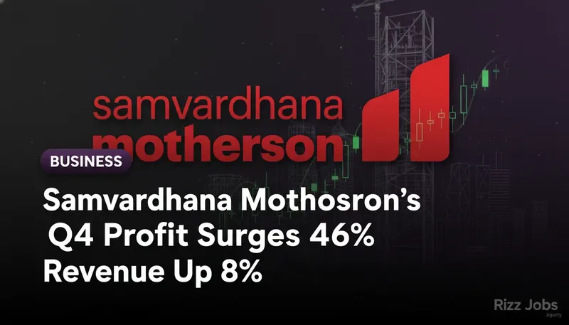 Samvardhana Motherson's Q4 Profit Surges 46%, Revenue Up 8% — Rizz Jobs