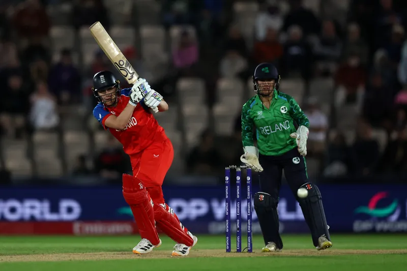 England cricket team players celebrating a victory on the field