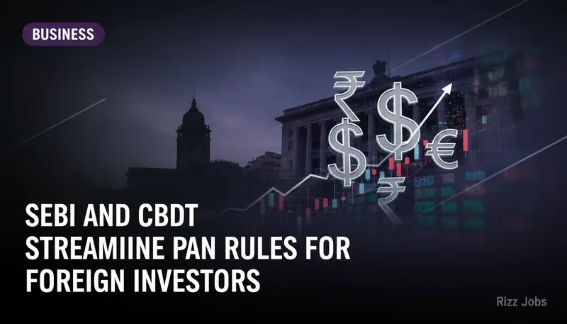SEBI and CBDT Streamline PAN Rules for Foreign Investors — Rizz Jobs
