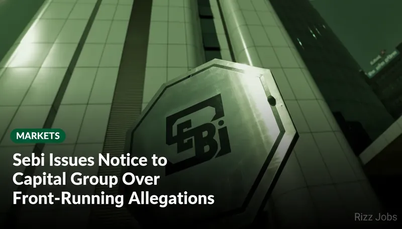 Sebi Issues Notice to Capital Group Over Front-Running Allegations — Rizz Jobs